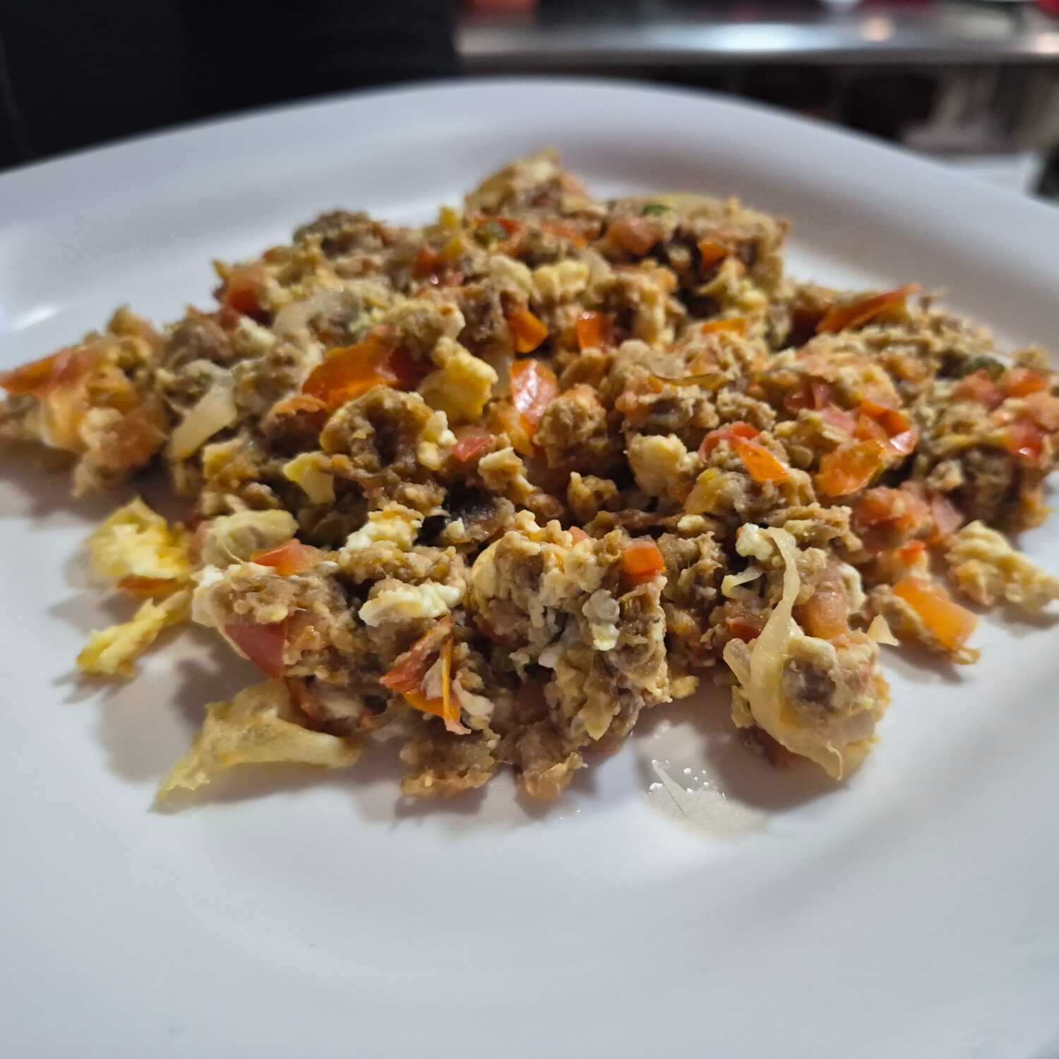 Desayuno de 2 Machaca con Huevo y Verdura2
