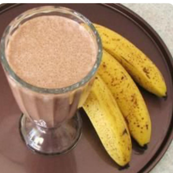 Licuado de Plátano con Chocomilk 1L