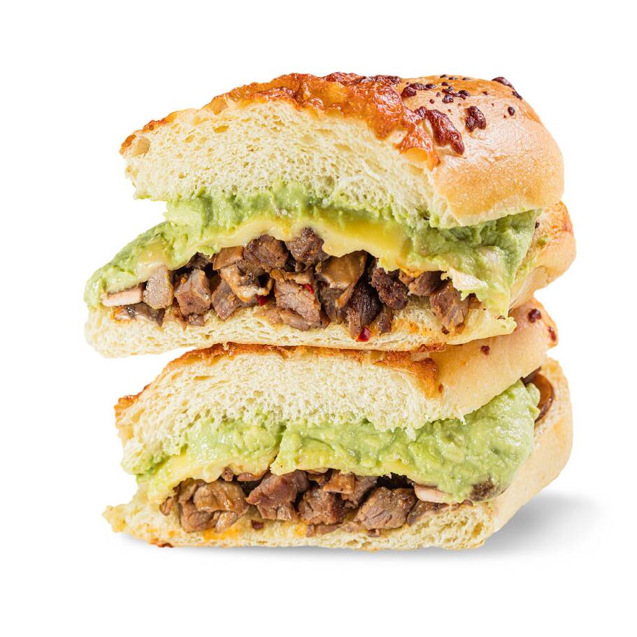 Torta Arrachera Cheese Steak Combo