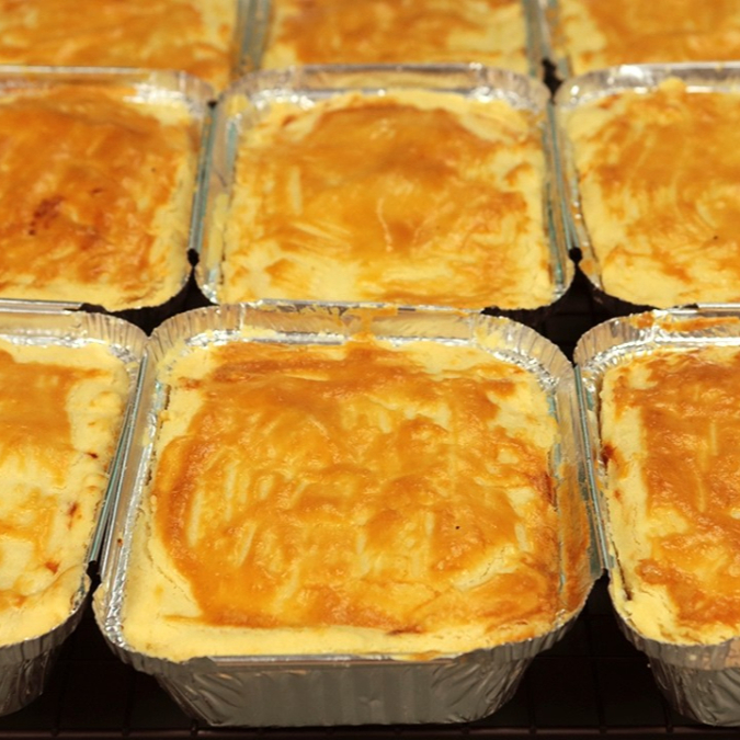 Empadão de Frango na Marmita