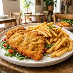 Milanesa con Papas