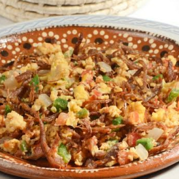 BURRITO DE HUEVO/MACHACA
