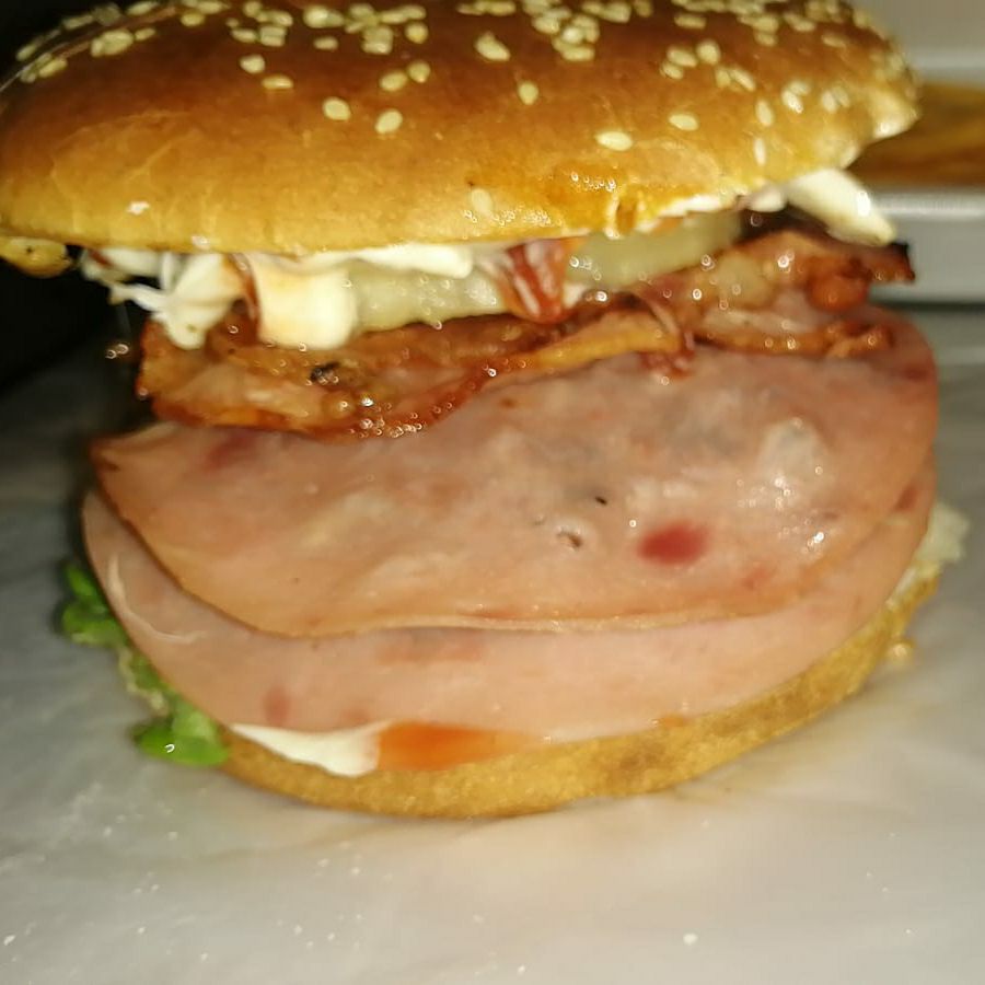 Hamburguesa con Tocino