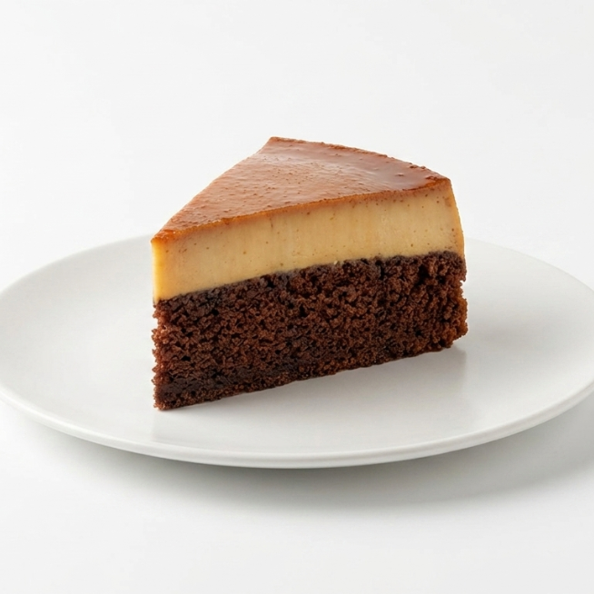 Rebanada de Choco Flan