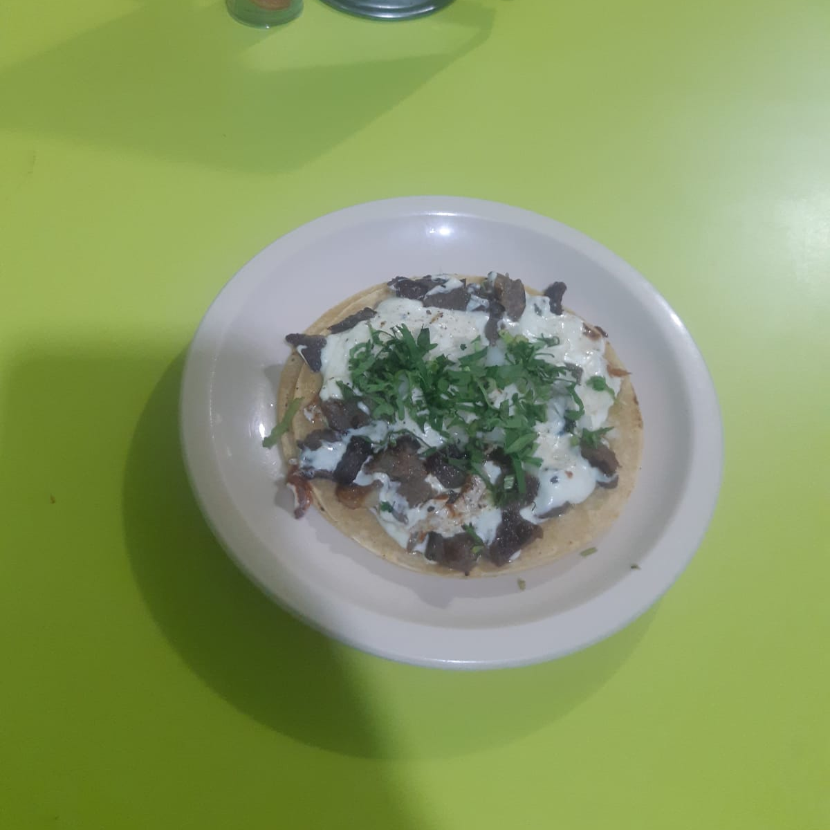 Taco de Chuleta con Quesillo