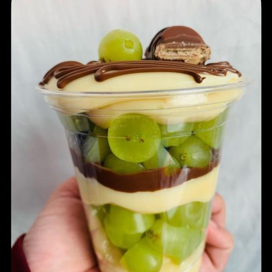 Uvas con Crema