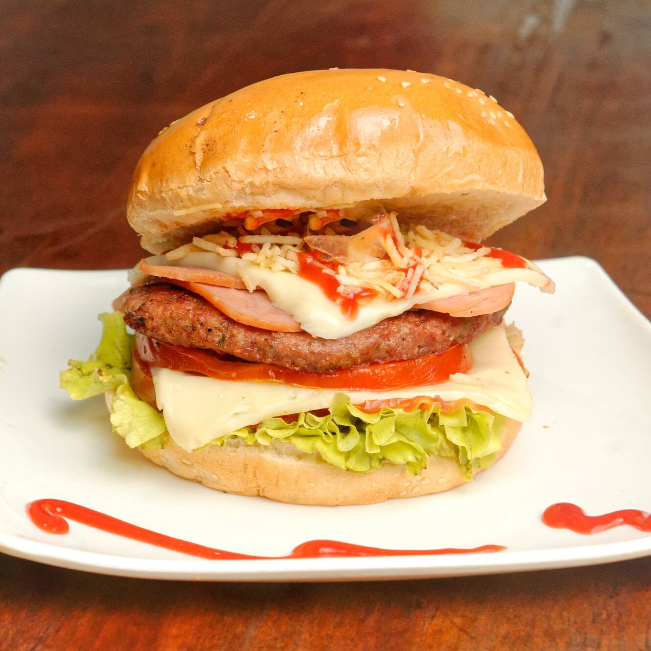Hamburguesa Sencilla