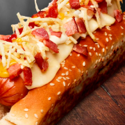 Perro Caliente King mas Papas más Bebida 250