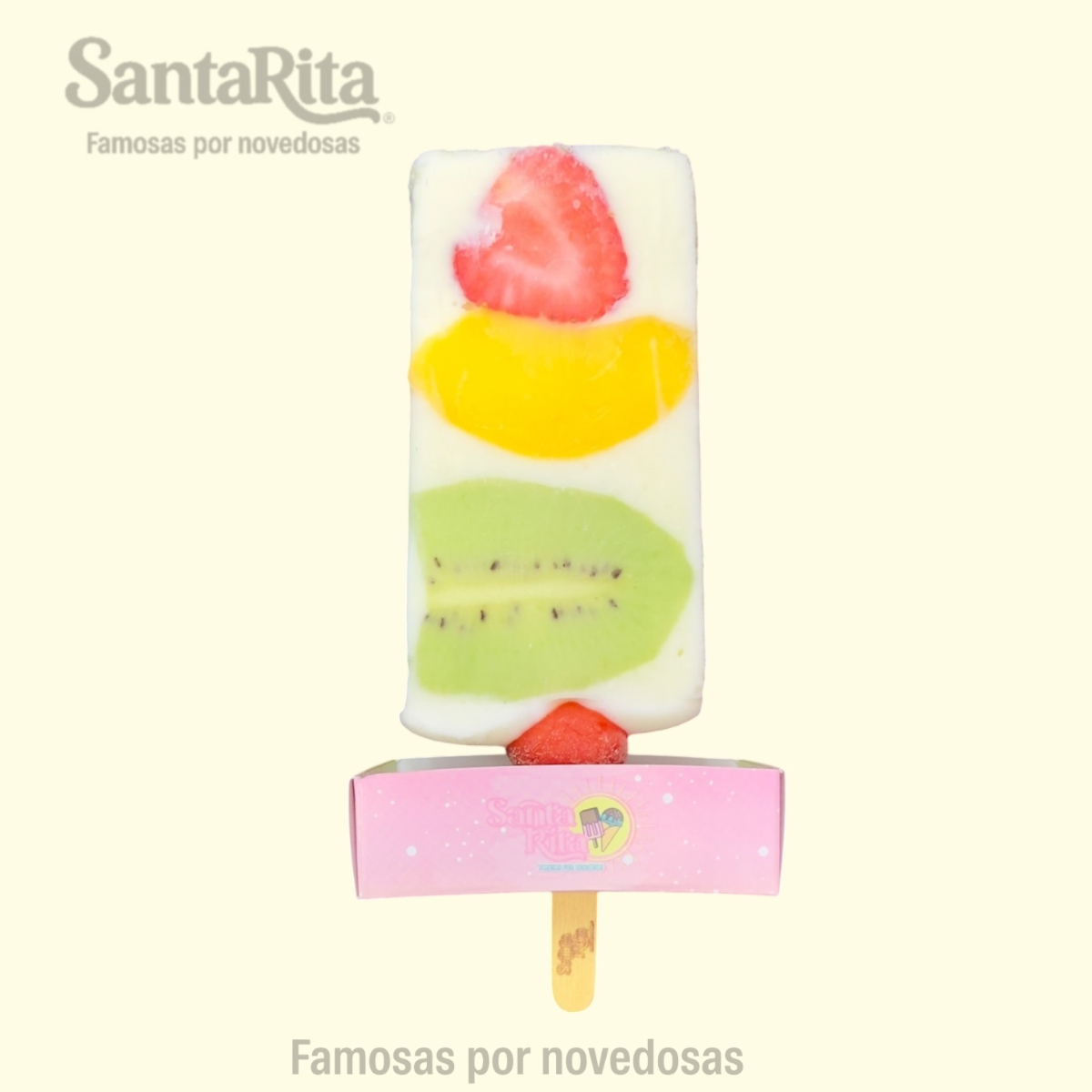 Paleta de Yogurt con Frutas