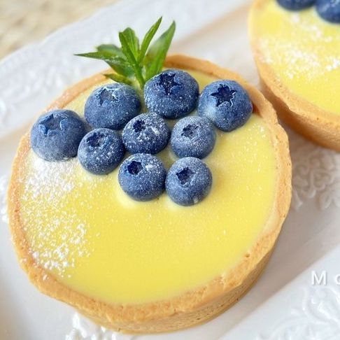 Tartaleta de Crema de Limón y Blueberry
