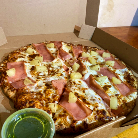 Pizza Clásica Hawaiiana Mediana