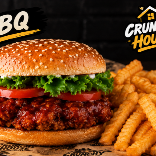 Hamburguesa de Pollo BBQ Picante