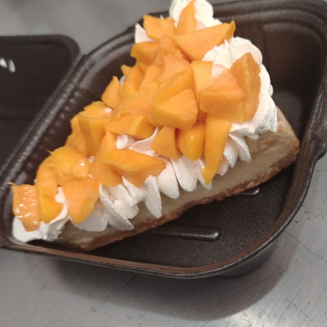 Cheesecake Mango con Crema (pay de Queso)