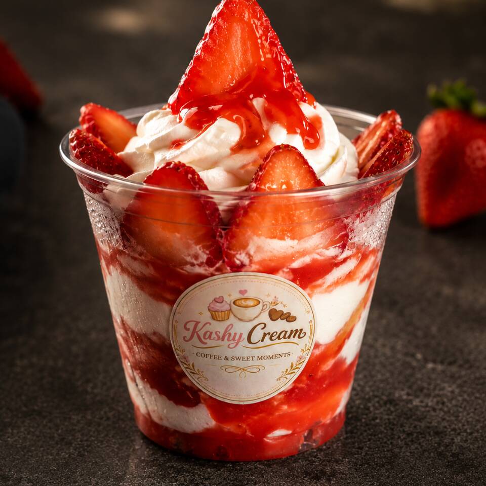 Fresas con Crema Pequeñas