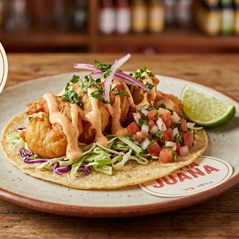 Taco de Camarón Capeado