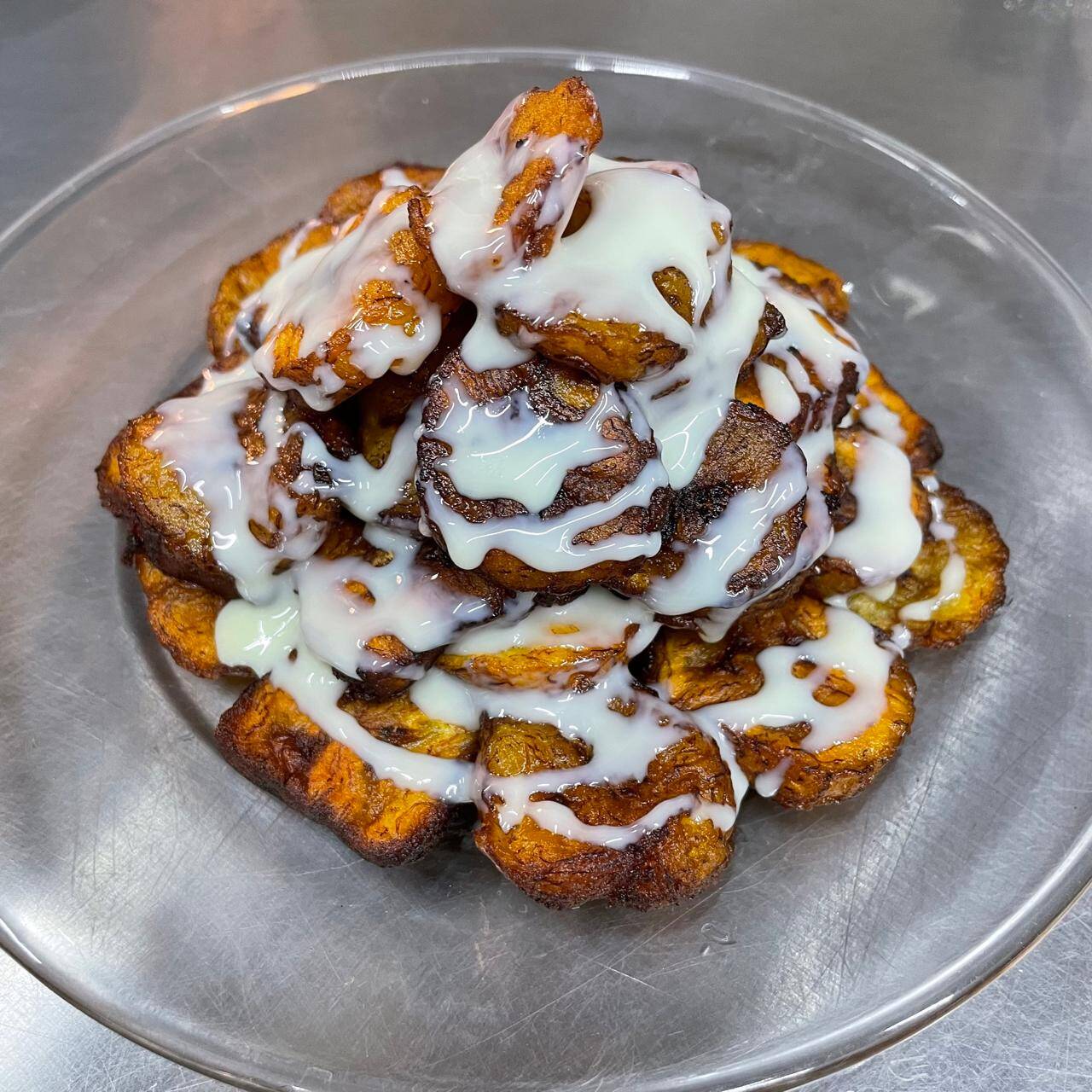 Plátanos Fritos con Lechera