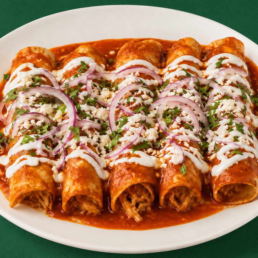 Entomatadas con Pollo