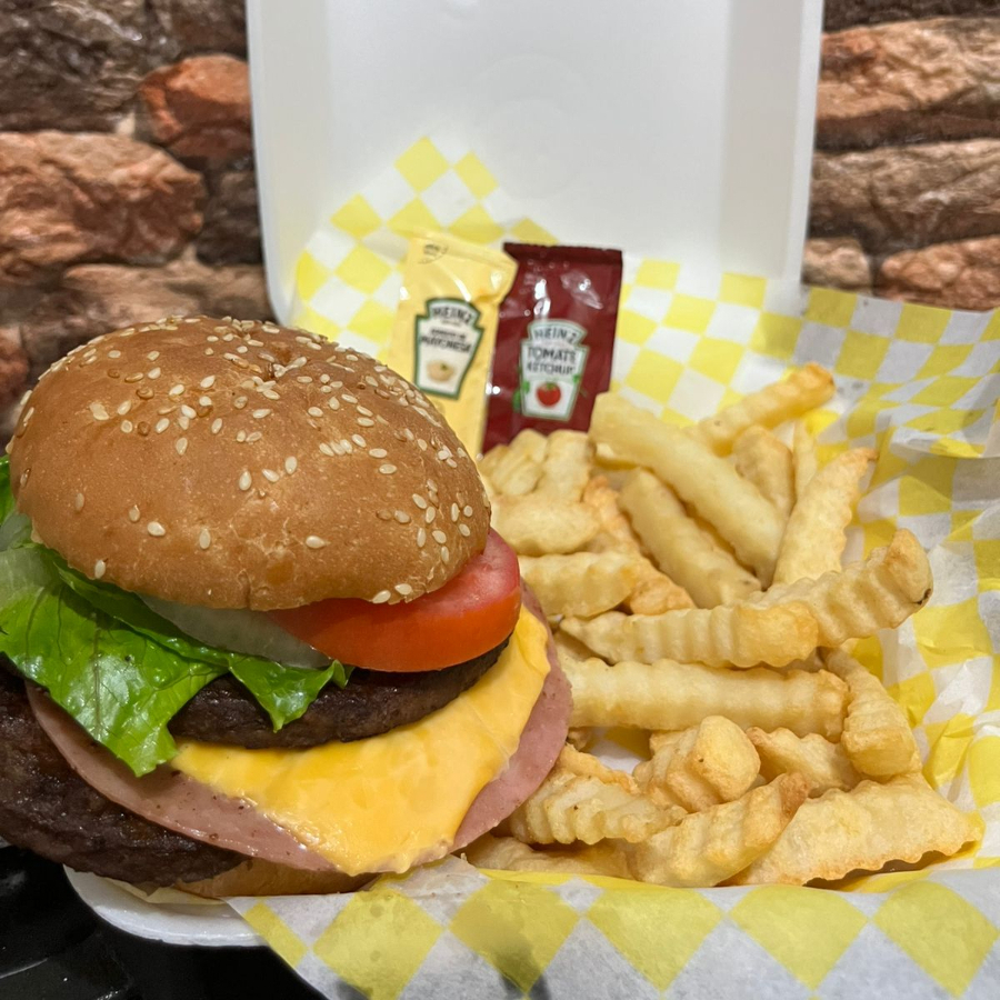 Hamburguesa Doble Carne 🍟,+🍔 🍖🍖