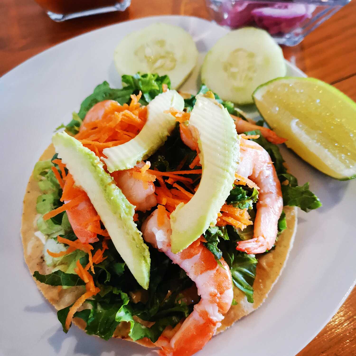 Tostada de Camarón