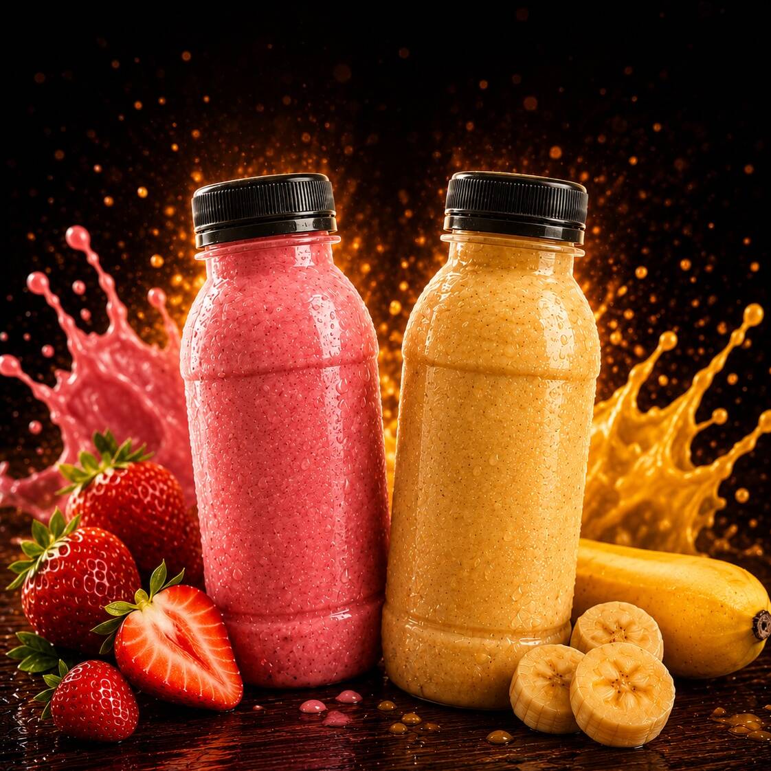 Vitamina de 300 ml preparada na hora, cremosa, saborosa e servida bem gelada. A opção perfeita para um lanche rápido e nutritivo.