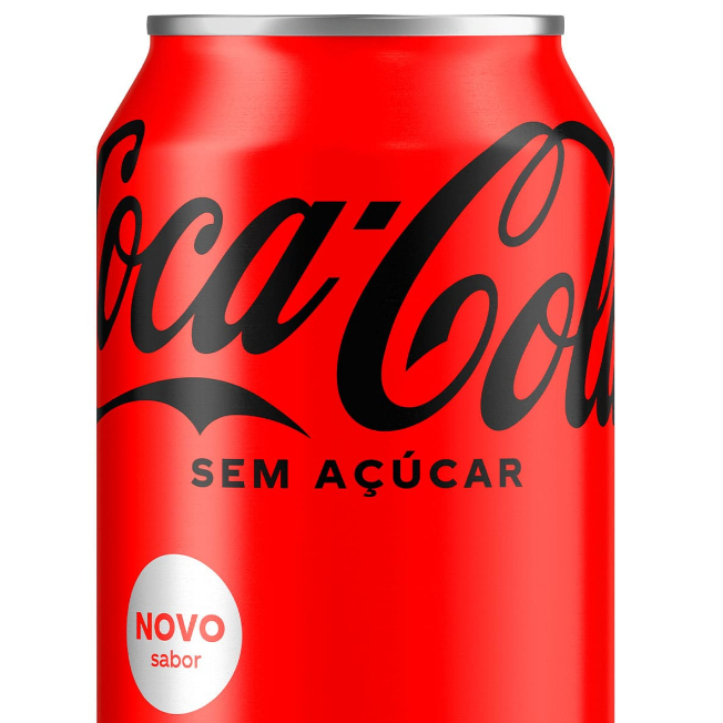 coca zero lata 350