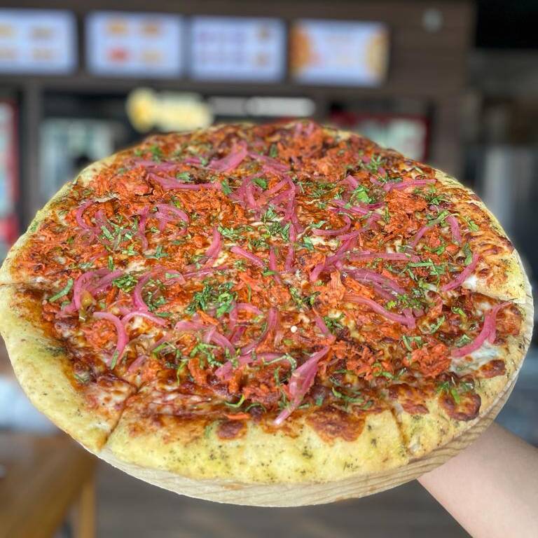 Pizza familiar Cochinita Pibil