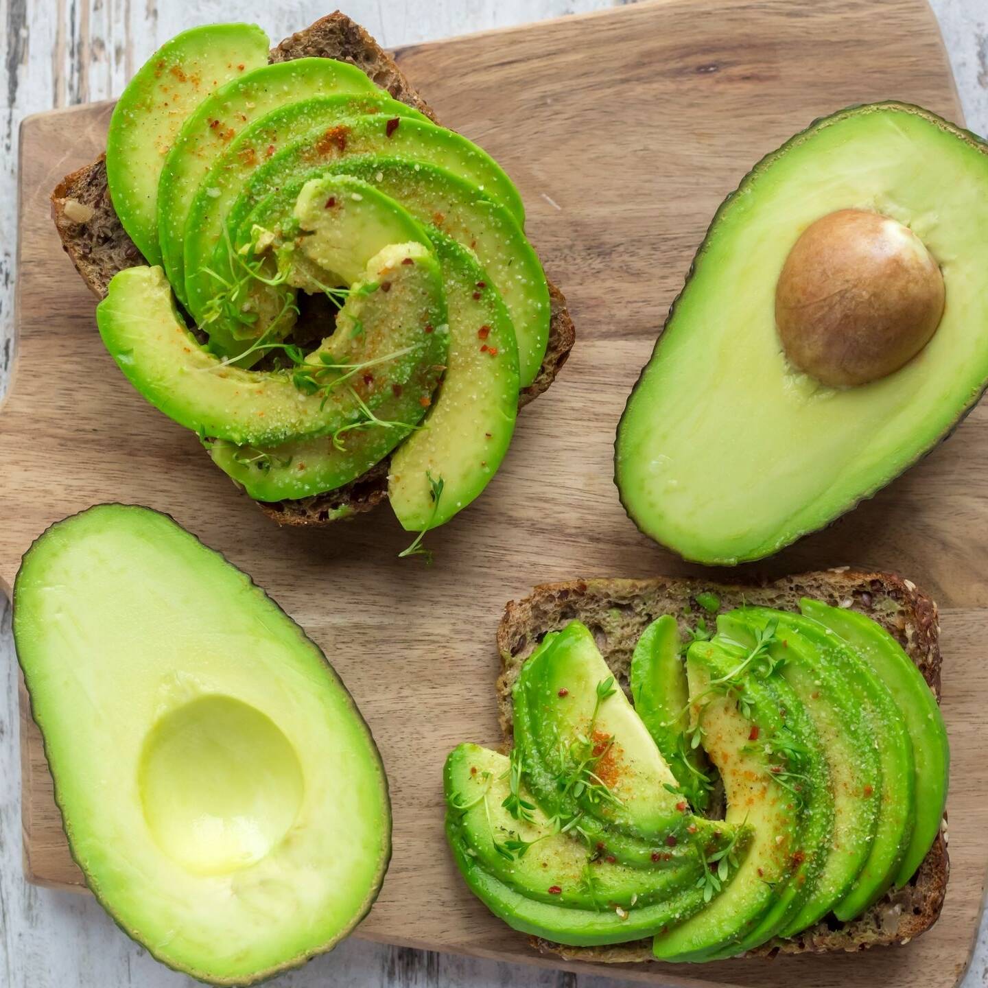 Aguacates media porcion