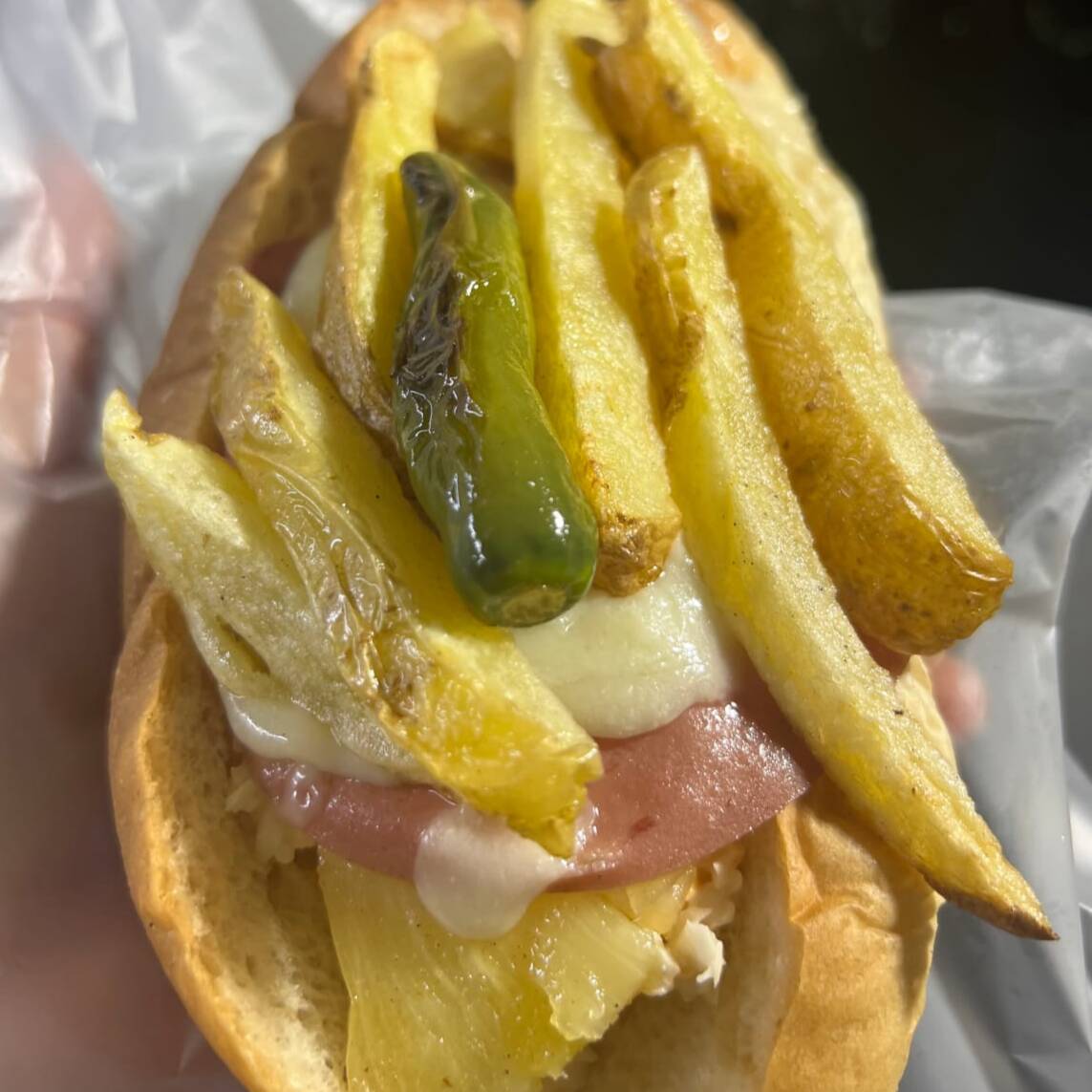 Hot Dog Hawaiano