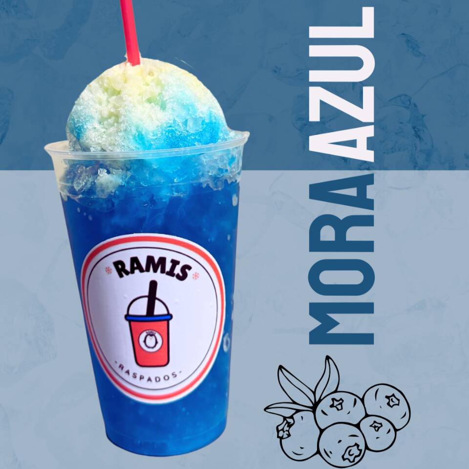 RASPADO DE MORA AZUL