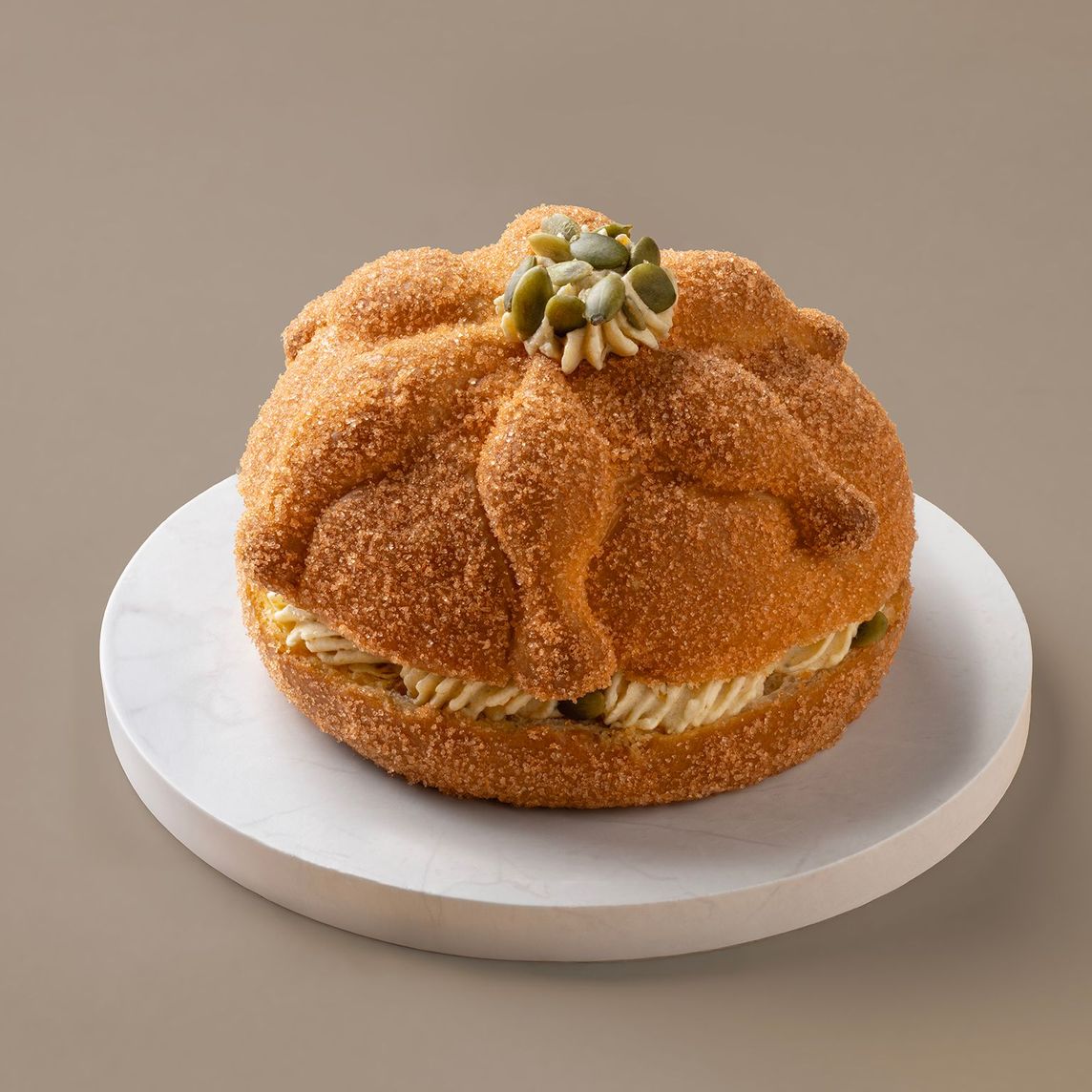 Pan de Muerto Calabaza Individual
