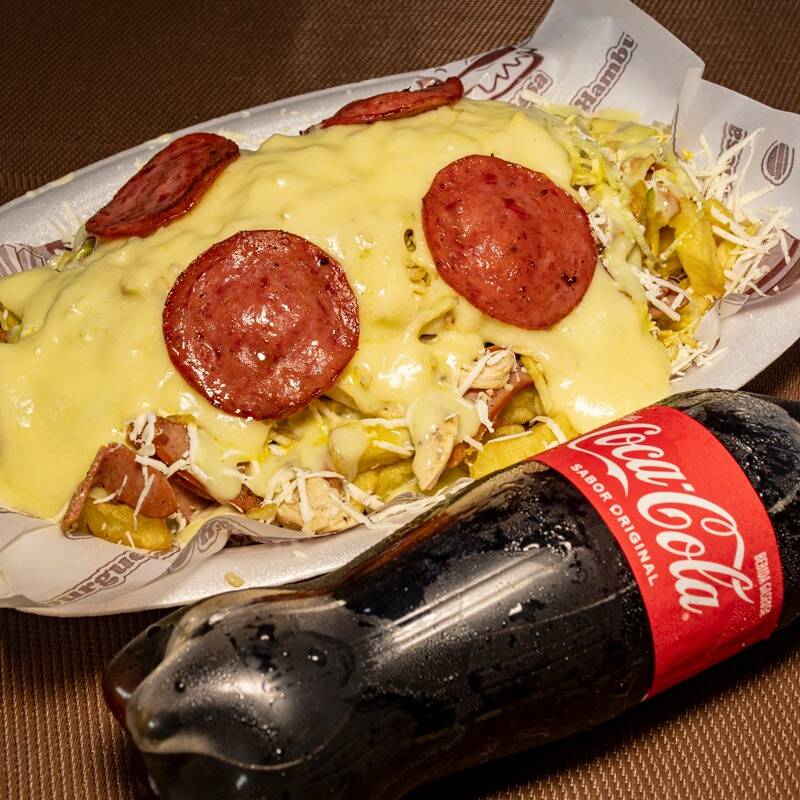Salvajada Personal Gratinada & Coca Cola 400 Ml