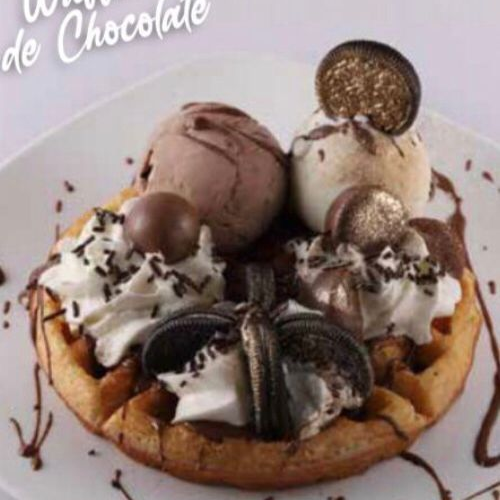 Waffle de Chocolate