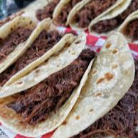 Taco de Harina Barbacoa