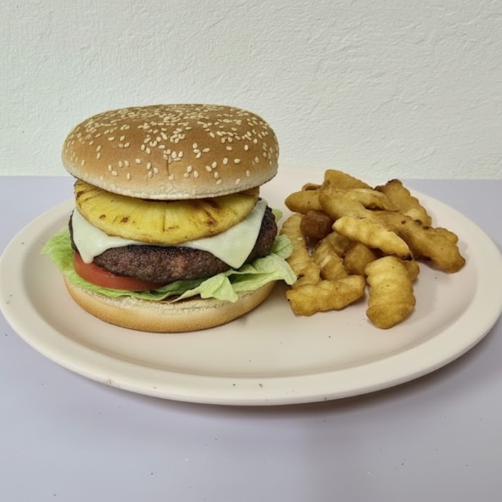 Hamburguesa Hawaiana