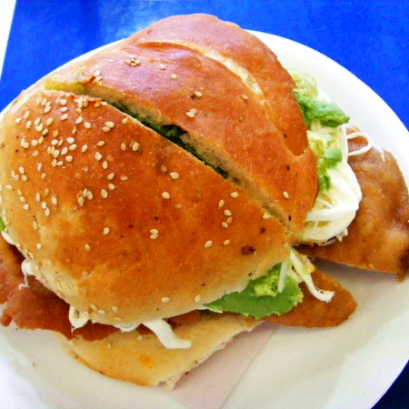 Cemitas Tlaxcalteca + POSTRE GRATIS