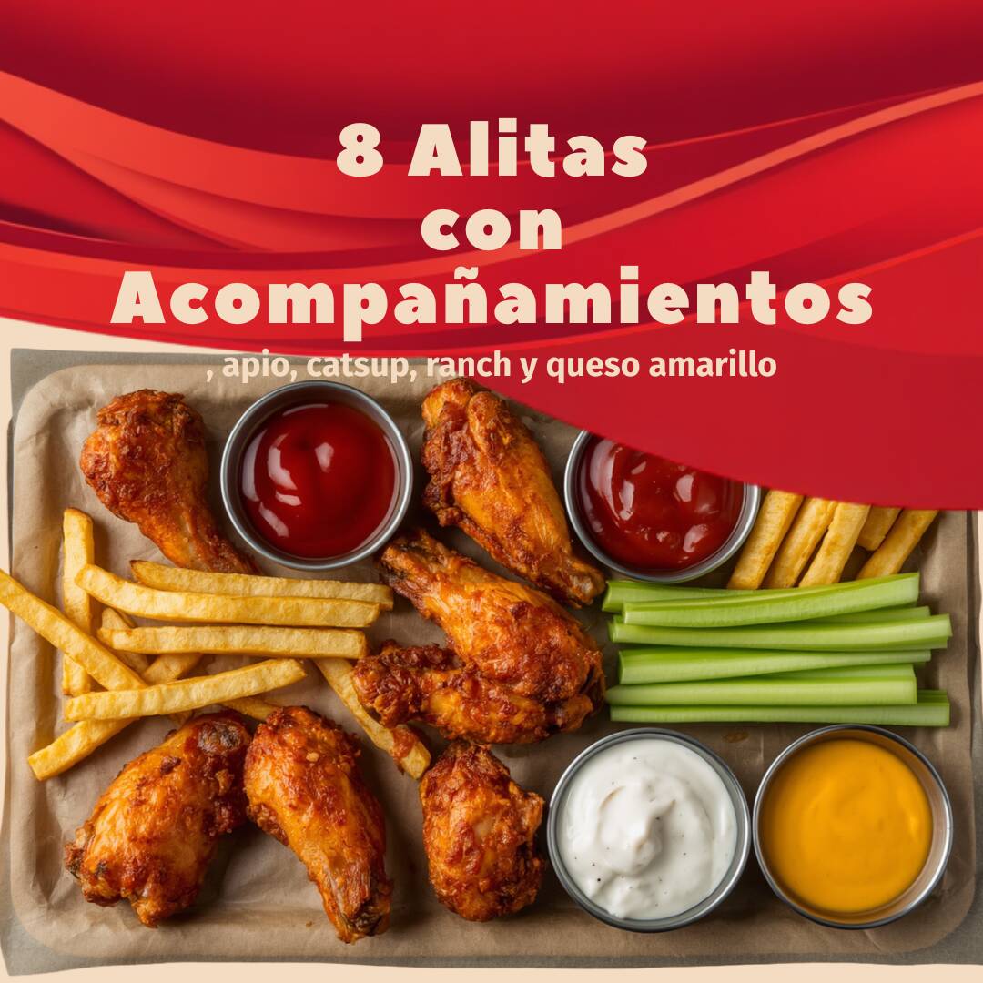 8 ALITAS BBQ
