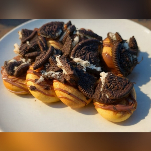 Donas con Oreo y Nutella