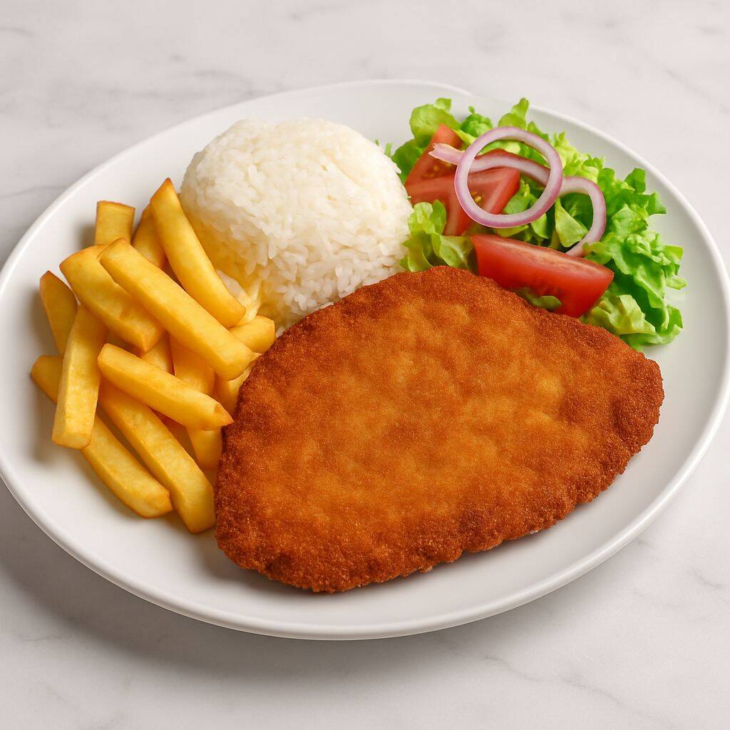 Milanesa con Papas Fritas