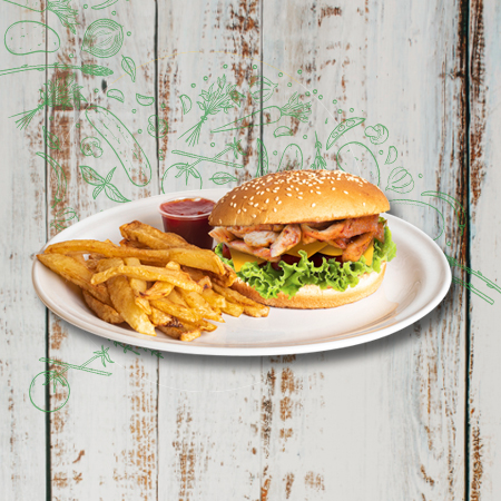 Hamburguesa de Pollo