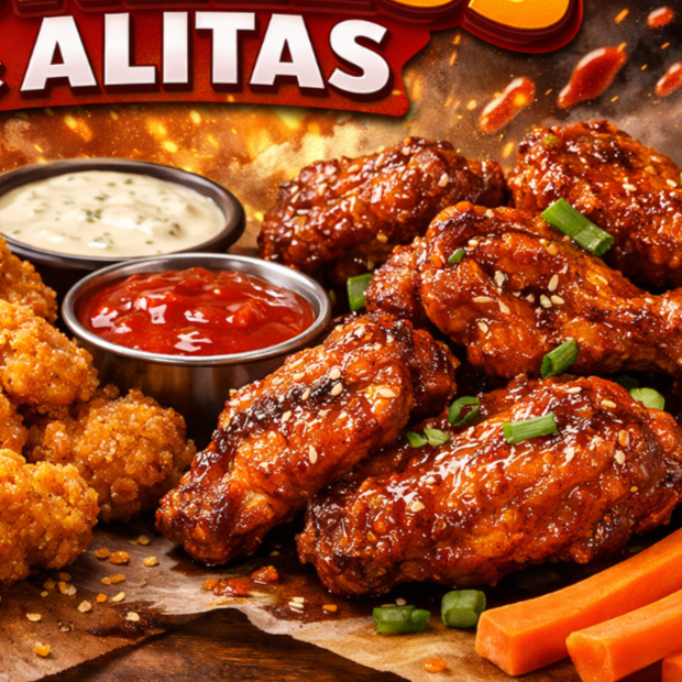 Alitas crujientes Orden Grande