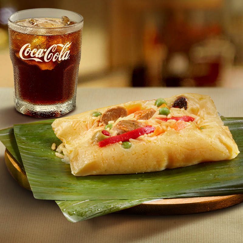 Tamal Navideño unidad + bebida