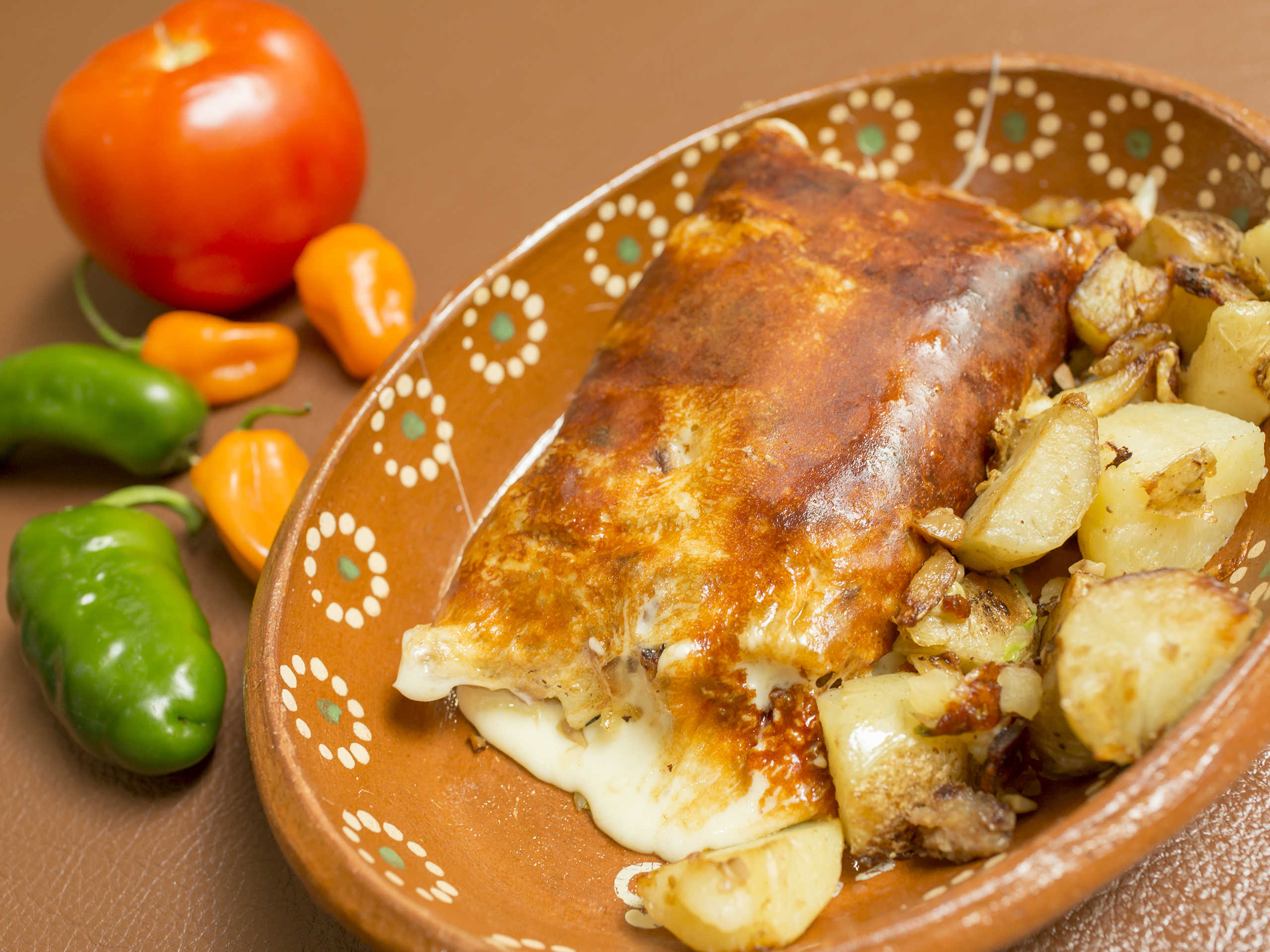 Quesillo con Camarón