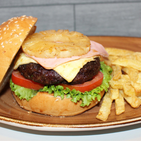 Hamburguesa La Hawaiana