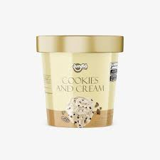 O sabor Cookies and Cream é descrito como uma combinação irresistível de chocolate branco, recheio cremoso de leite e pedaços de biscoito de chocolate.