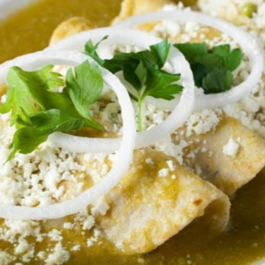 Enchiladas Verdes con Pollo