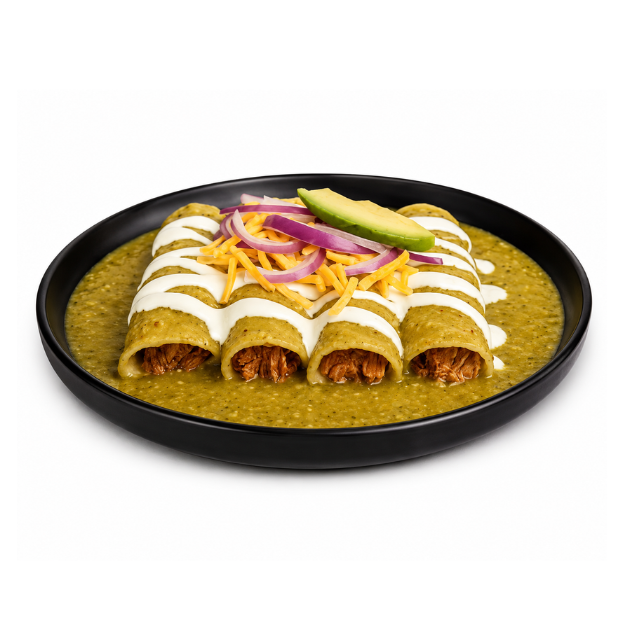 Enchiladas Verdes Paquete de 5 Pzas
