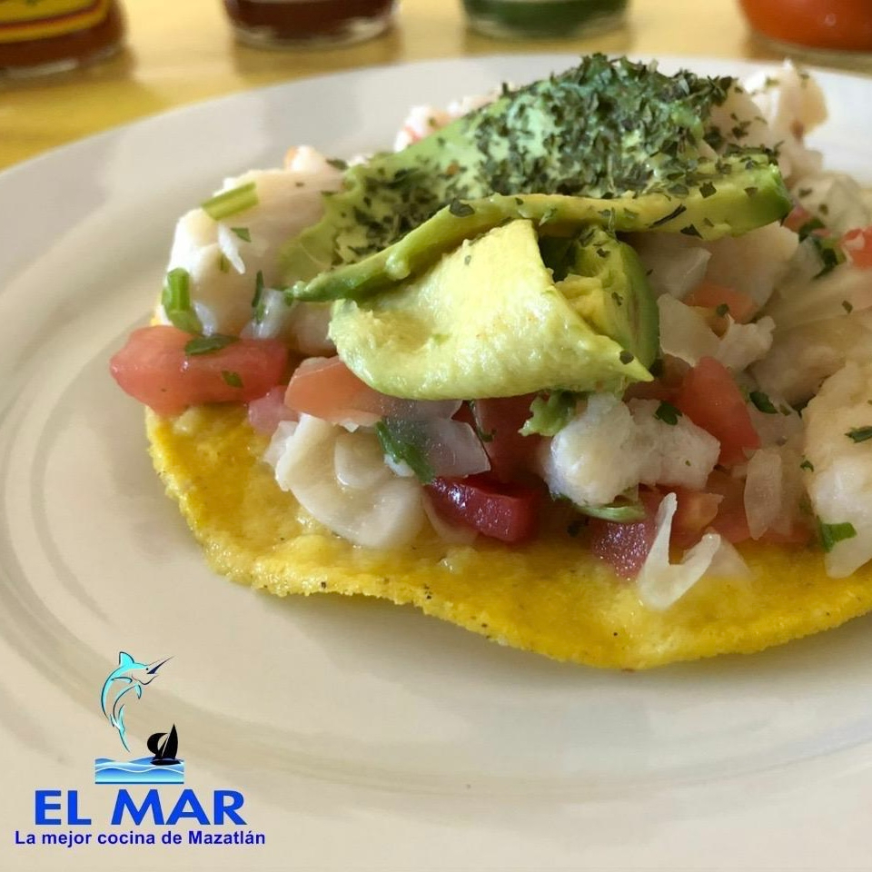 Tostada de Ceviche de Pescado