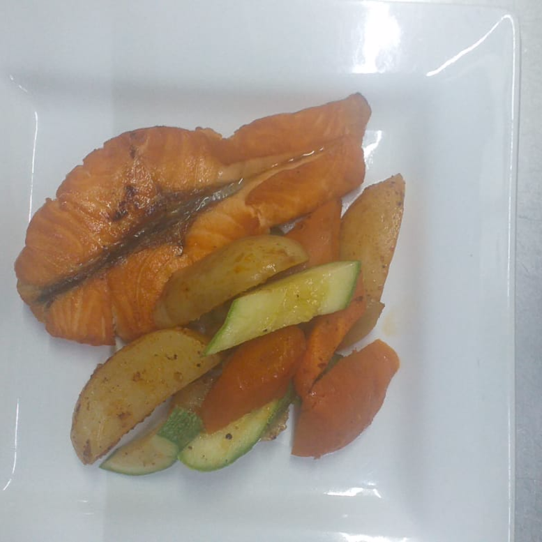 Salmón a la Griglia
