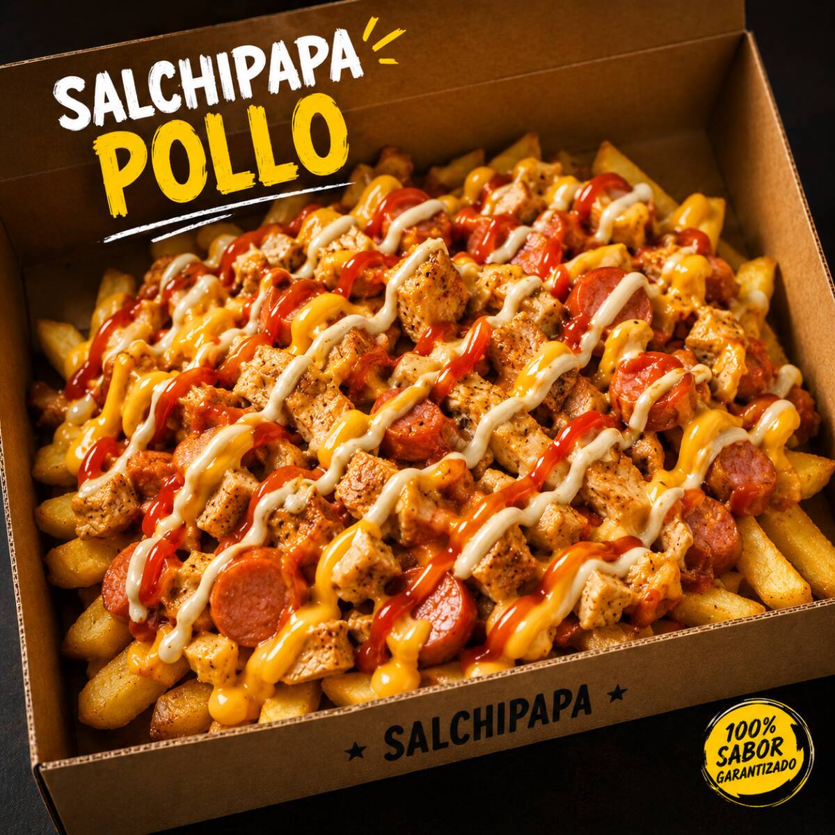 Super Salchipapa Pollo