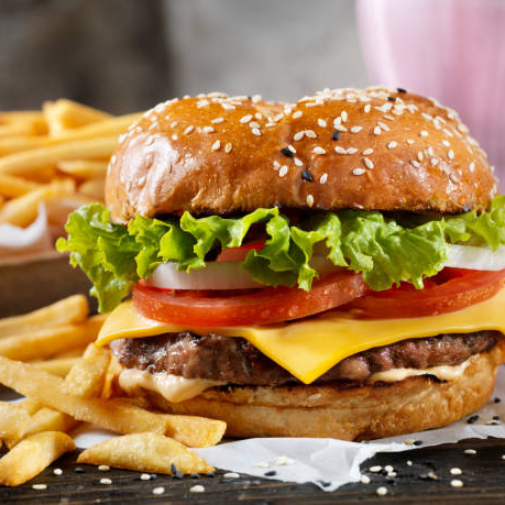 Hamburguesa con Papas